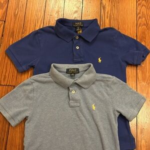 Two Polo Ralph Lauren Iconic Mesh Polos - Youth Small (8)